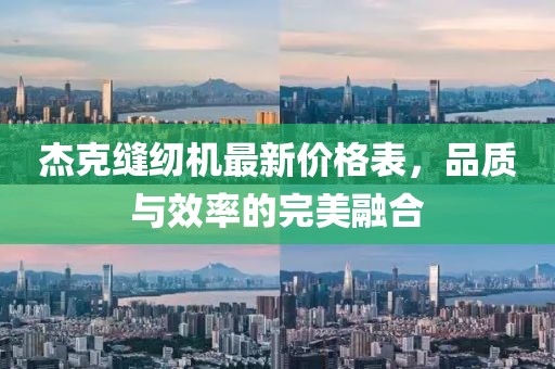 杰克縫紉機(jī)最新價(jià)格表，品質(zhì)與效率的完美融合