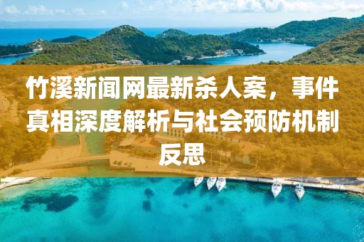 竹溪新聞網(wǎng)最新殺人案，事件真相深度解析與社會預(yù)防機(jī)制反思