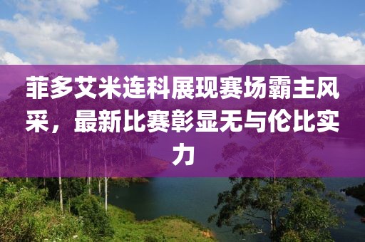 菲多艾米連科展現(xiàn)賽場霸主風(fēng)采，最新比賽彰顯無與倫比實力