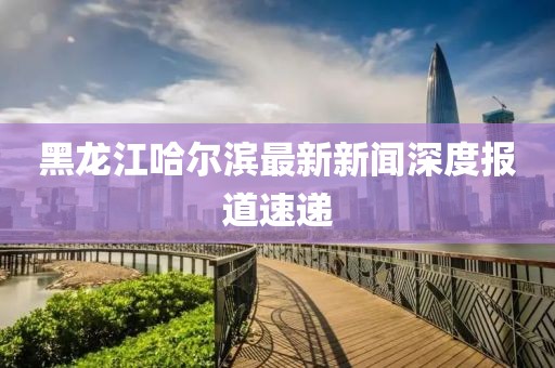 黑龍江哈爾濱最新新聞深度報(bào)道速遞