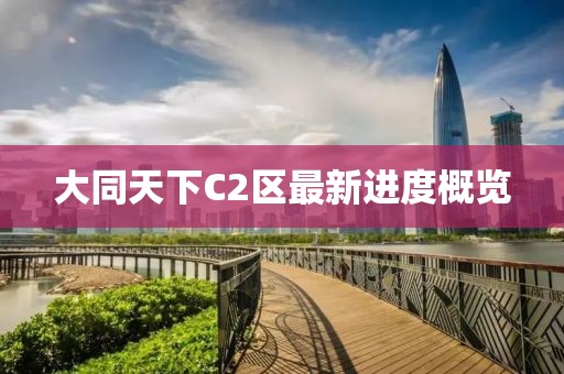 大同天下C2區(qū)最新進(jìn)度概覽