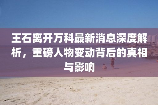 王石離開萬科最新消息深度解析，重磅人物變動背后的真相與影響