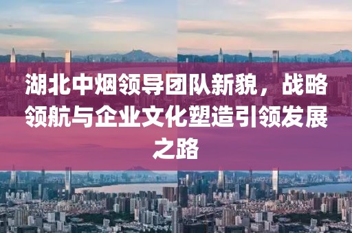 湖北中煙領(lǐng)導(dǎo)團(tuán)隊(duì)新貌，戰(zhàn)略領(lǐng)航與企業(yè)文化塑造引領(lǐng)發(fā)展之路