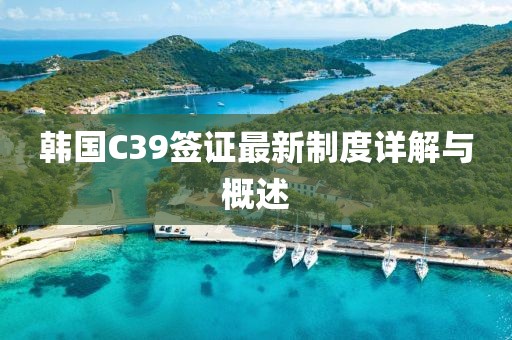 韓國C39簽證最新制度詳解與概述