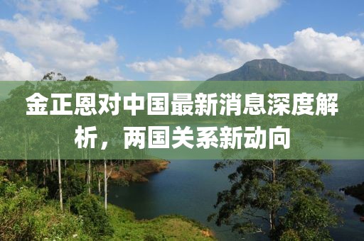 金正恩對中國最新消息深度解析，兩國關(guān)系新動向