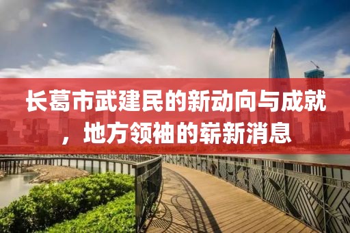 長葛市武建民的新動(dòng)向與成就，地方領(lǐng)袖的嶄新消息