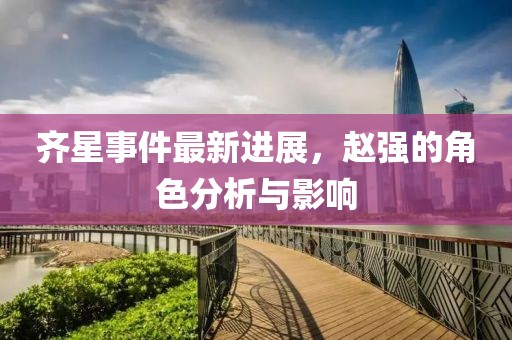 齊星事件最新進(jìn)展，趙強(qiáng)的角色分析與影響