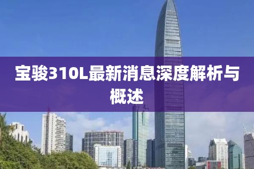 寶駿310L最新消息深度解析與概述