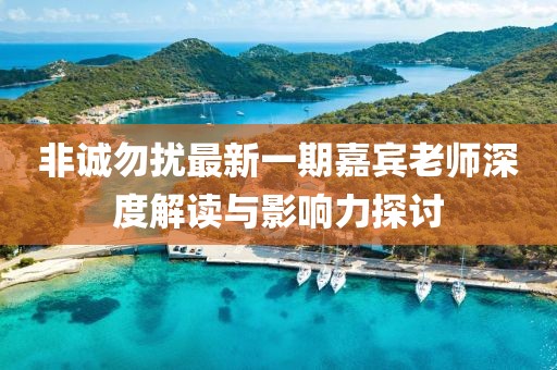 非誠勿擾最新一期嘉賓老師深度解讀與影響力探討