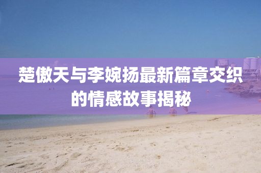 楚傲天與李婉揚最新篇章交織的情感故事揭秘