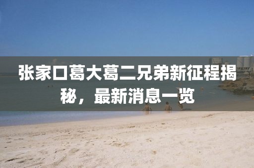 張家口葛大葛二兄弟新征程揭秘，最新消息一覽