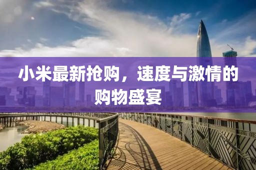 小米最新?lián)屬?，速度與激情的購物盛宴