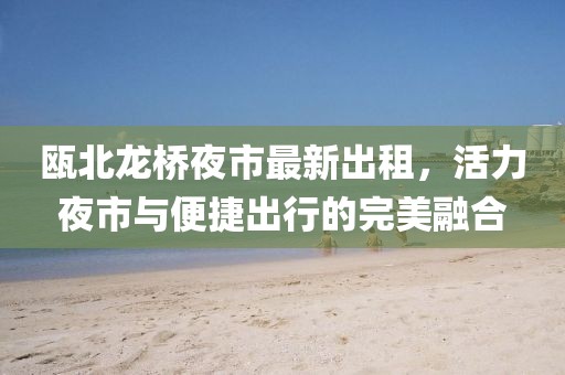 甌北龍橋夜市最新出租，活力夜市與便捷出行的完美融合