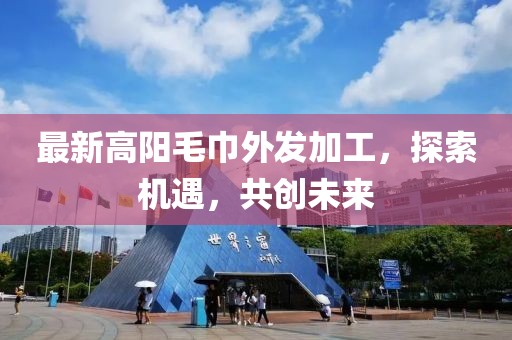 最新高陽毛巾外發(fā)加工，探索機(jī)遇，共創(chuàng)未來